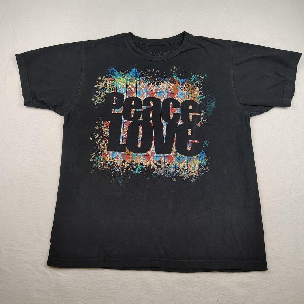 Hard Rock Hotel Cafe T Shirt Mens Large Peace Love Signature Series 28 Biloxi
